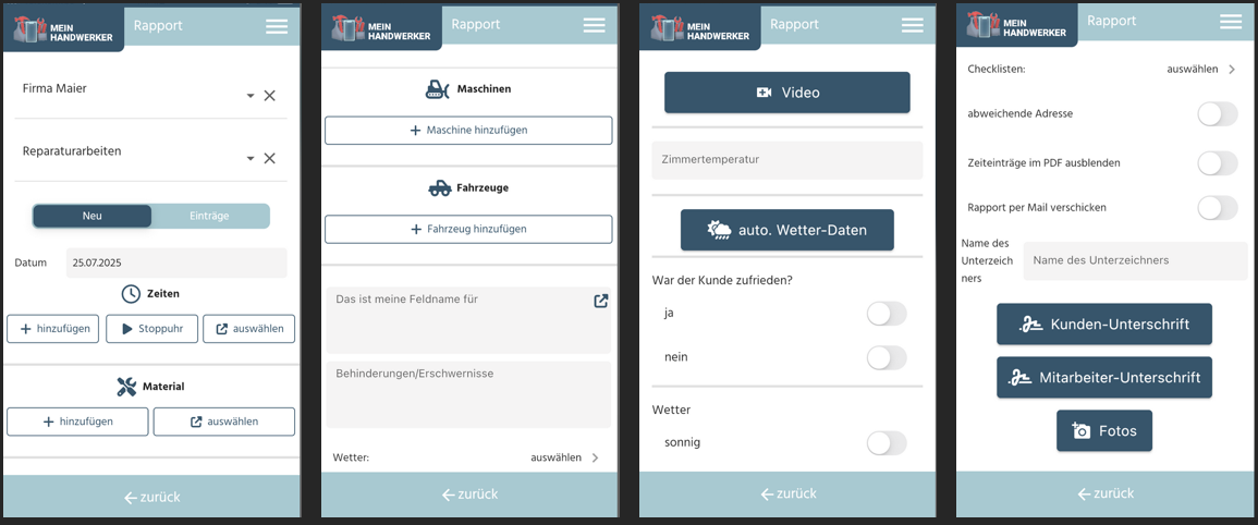 Digitaler Rapport