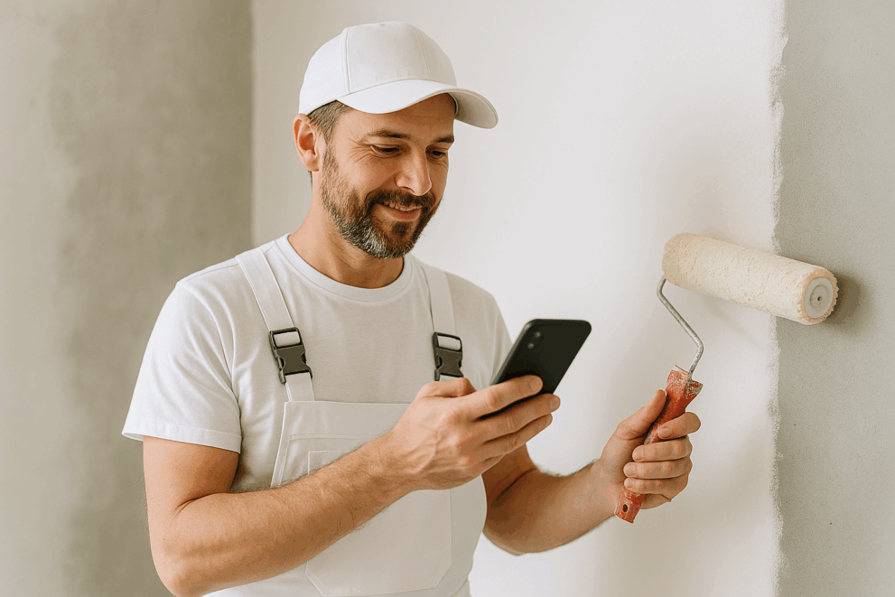 Maler-App mit Baudokumentation und Zeiterfassung